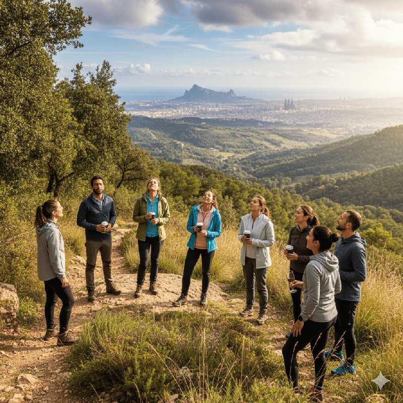 Excursió de muntanya a Barcelona