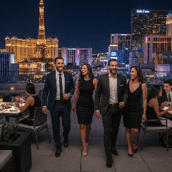 Espectacle i sopar de luxe a Las Vegas